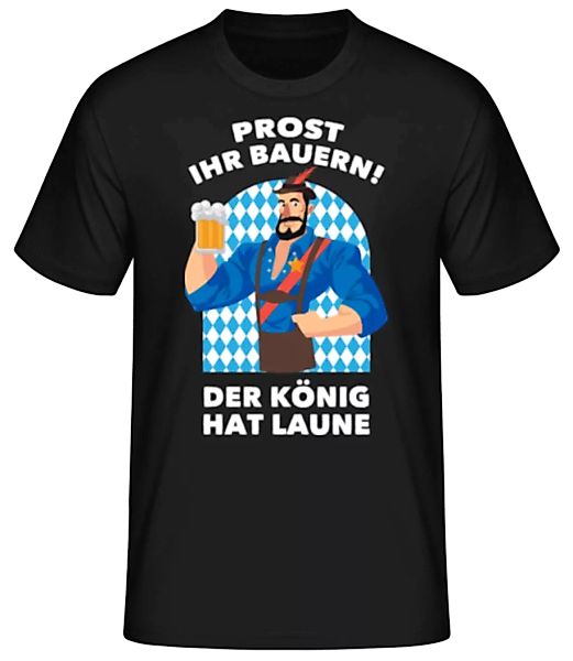 Oktoberfest Der König Hat Laune · Männer Basic T-Shirt günstig online kaufen