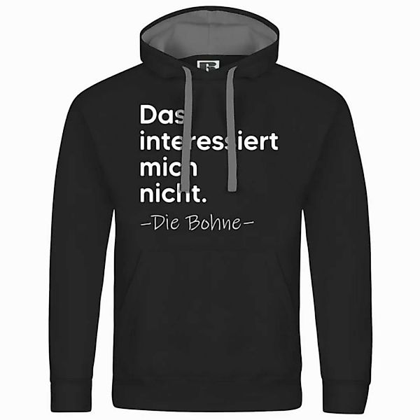 deinshirt Kapuzenpullover Herren Kapuzenpullover Das interessiert mich nich günstig online kaufen