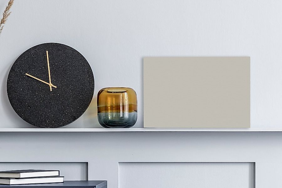 OneMillionCanvasses® Leinwandbild Grau - Hell - günstig online kaufen