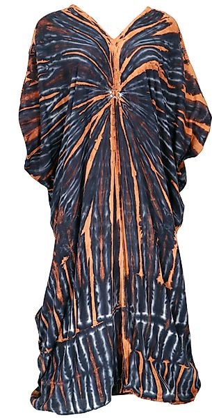 Guru-Shop Midikleid Batikkleid, Batik Kaftan, oversize günstig online kaufen