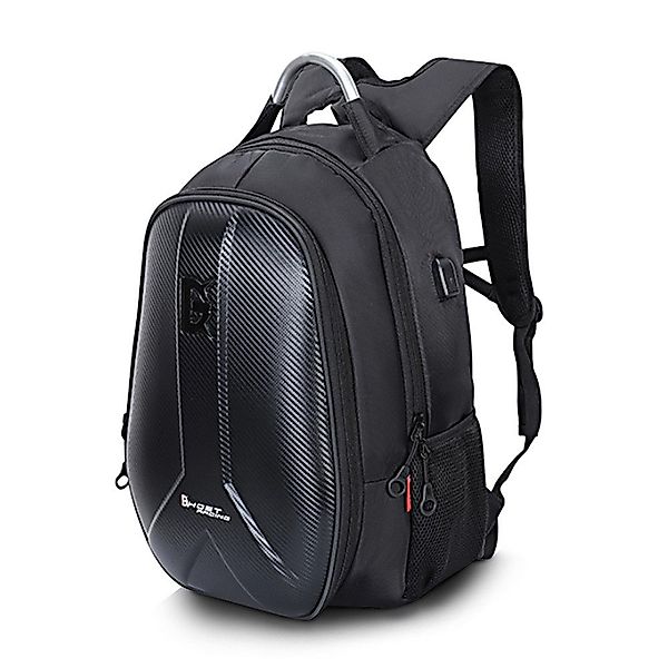 Bagtecs Rucksack Motorrad Hartschalen Rucksack Carbon günstig online kaufen