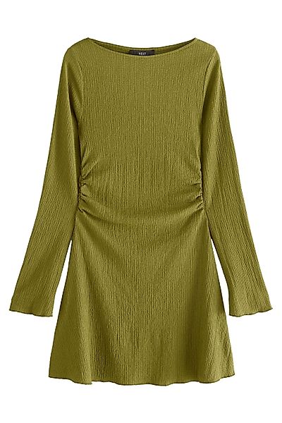 Next Minikleid Gerafftes Minikleid mit langen günstig online kaufen