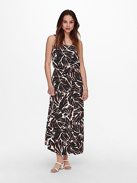 ONLY Maxikleid ONLNOVA LIFE VIS STRAP MAXI DRESS AOP Viskose, regular fit, günstig online kaufen