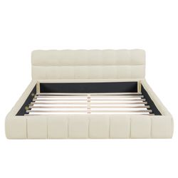 PXloue Polsterbett Doppelbett Jugendbett (ohne Matratze), günstig online kaufen
