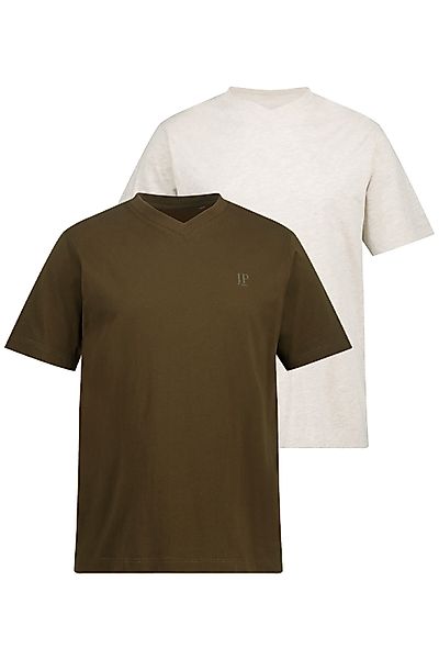 JP1880 T-Shirt T-Shirts Basic 2er-Pack V-Ausschnitt günstig online kaufen