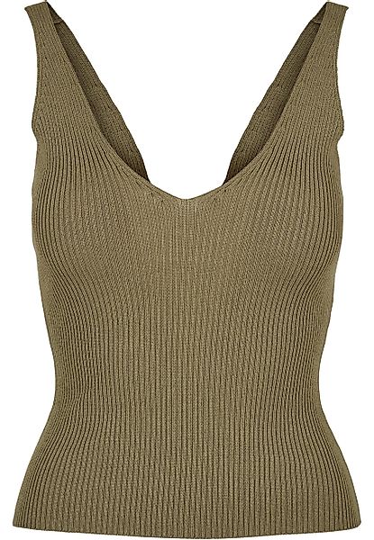 URBAN CLASSICS Muskelshirt "Urban Classics Damen Ladies Rib Knit Top", (1 t günstig online kaufen