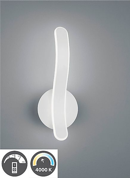 Reality Leuchten LED Wandleuchte Parma, Dimmfunktion, günstig online kaufen