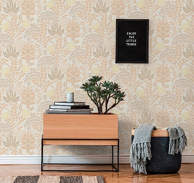 living walls Vliestapete Famous Garden Blumen-Tapete günstig online kaufen