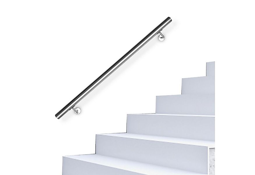 Clanmacy Handlauf Edelstahl Außentreppe Geländer Treppengeländer 50 -200 cm günstig online kaufen