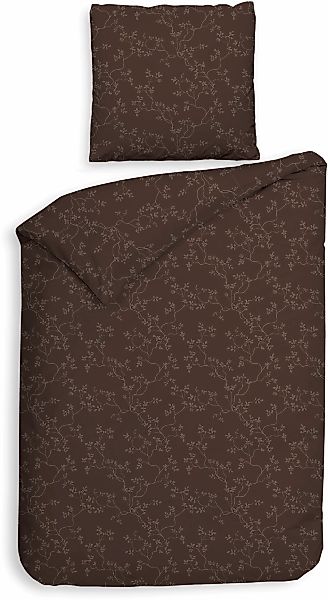 Heckett & Lane Bettwäsche "Alloro" 2 Stk. tlg. Blumen Muster, 100% Baumwoll günstig online kaufen