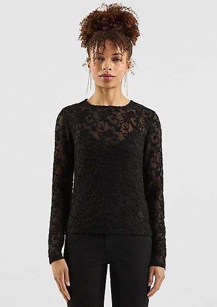 QS Langarmshirt T-Shirt Langarmshirt aus weicher günstig online kaufen