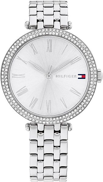Tommy Hilfiger Quarzuhr NATALIE 1782719, Armbanduhr, Damenuhr, Glaskristall günstig online kaufen