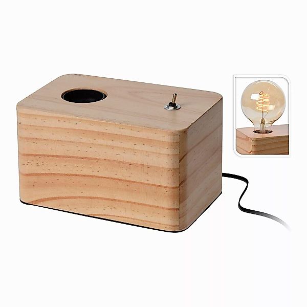 Tischlampe Atmosphera Holz Braun 40 W 220-240 V günstig online kaufen