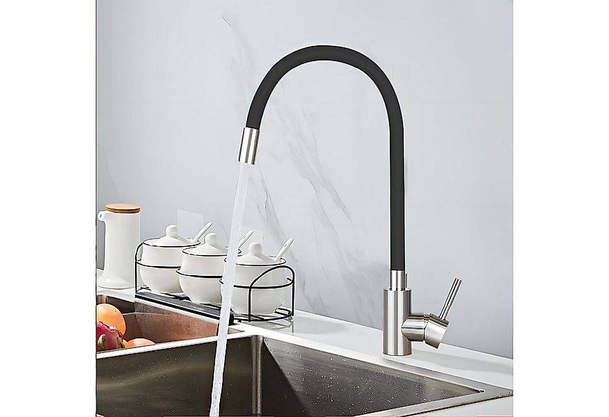 Nettlife Küchenarmatur Hochdruck Küche wasserhahn 360° Schwenkbar Spültisch günstig online kaufen
