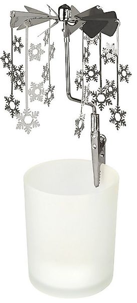 BRUBAKER Kerzenständer Teelichtkarussell Weihnachten, Windlicht Karussell a günstig online kaufen