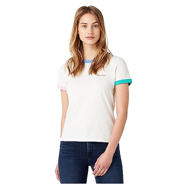 Wrangler Ringer Kurzärmeliges T-shirt M Marina Blue günstig online kaufen