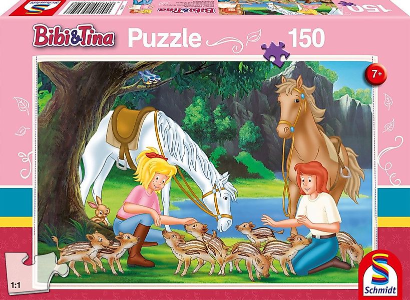 Schmidt Spiele Puzzle Puzzle Bibi & Tina Am Steinbruch 150 Teile, Puzzletei günstig online kaufen