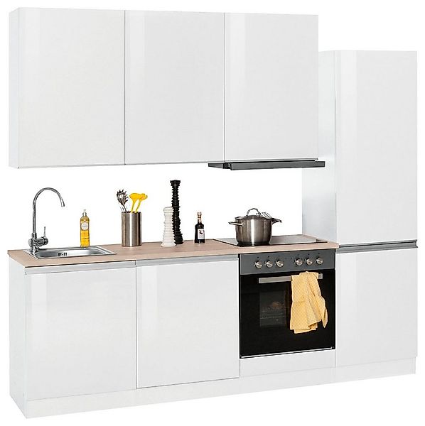 KOCHSTATION Küchenzeile KS-Ohio, mit E-Geräten, Breite 240 cm günstig online kaufen