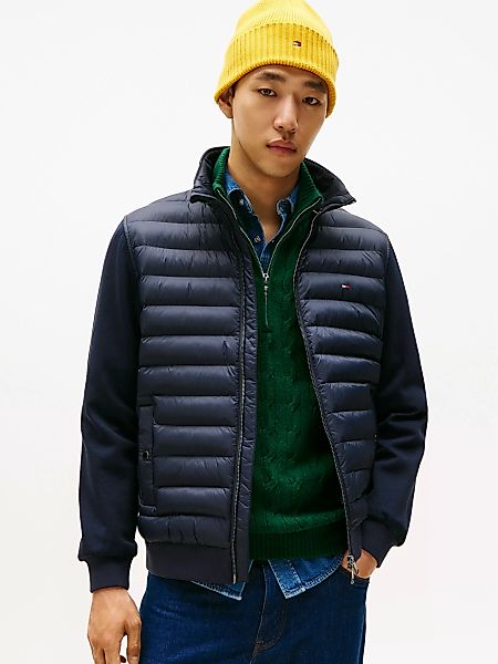 Tommy Hilfiger Sweatjacke MIX MEDIA Stehkragen, günstig online kaufen