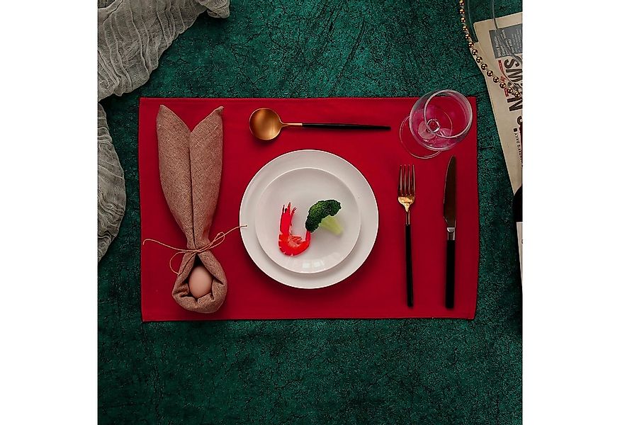 Vivi Idee Platzset 4er/6er Premium 100% Baumwolle Tischsets Platzdeckchen S günstig online kaufen