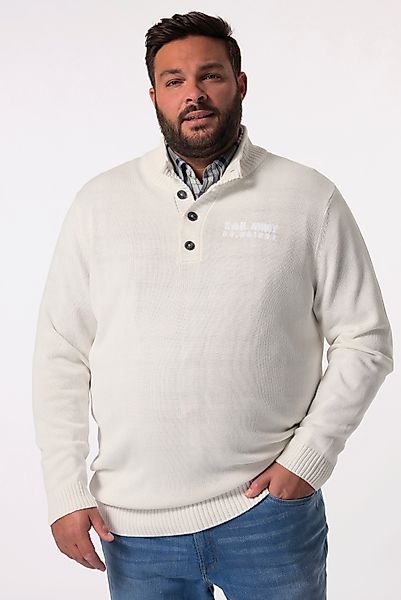 Men Plus Rundhalspullover Men+ Troyer Zippkragen günstig online kaufen
