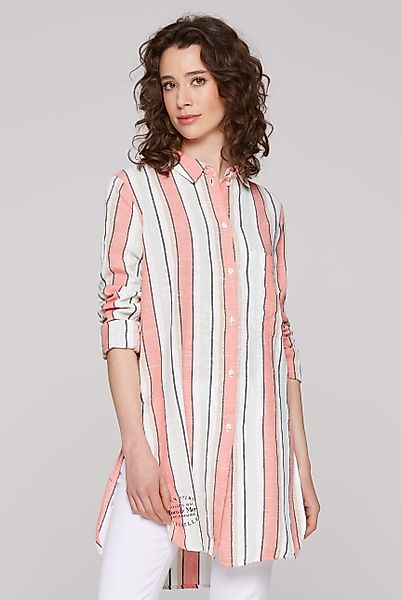 SOCCX Longbluse SOCCX Gestreifte Longbluse in günstig online kaufen