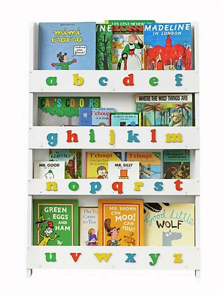 Tidy Books Bücherregal weiß, mit oder ohne Buchstaben für Kids - auch für A günstig online kaufen