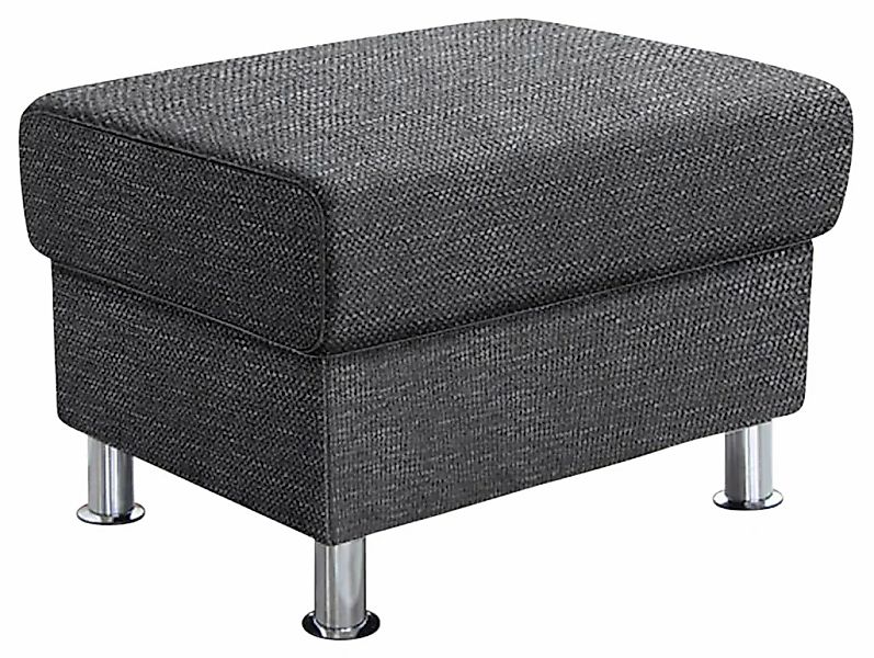 TRENDMANUFAKTUR Hocker "Rondo, Polsterhocker zur Serie, Breite 67 cm, Füße günstig online kaufen