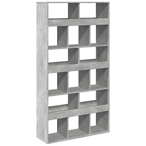 vidaXL Bücherregal Bücherregal Betongrau 100x33x187,5 cm günstig online kaufen