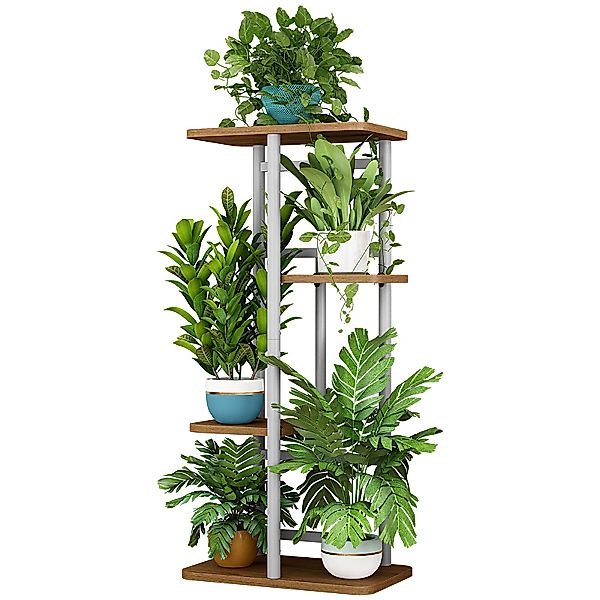 GarveeMore Blumenständer Neu Pflanzenständer Metall Blumenregal günstig online kaufen
