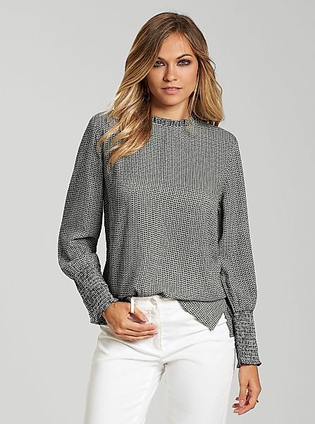 creation L Klassische Bluse Rüschenbluse günstig online kaufen