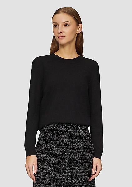 s.Oliver Longpullover Strickpullover Strickpullover aus Viskosemix günstig online kaufen