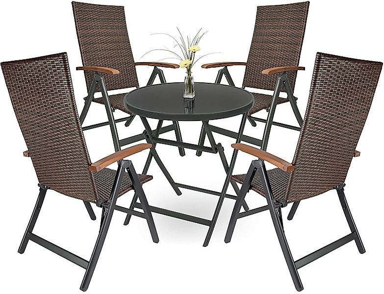 BRUBAKER Garten-Essgruppe Garten Sitzgruppe Modena - günstig online kaufen