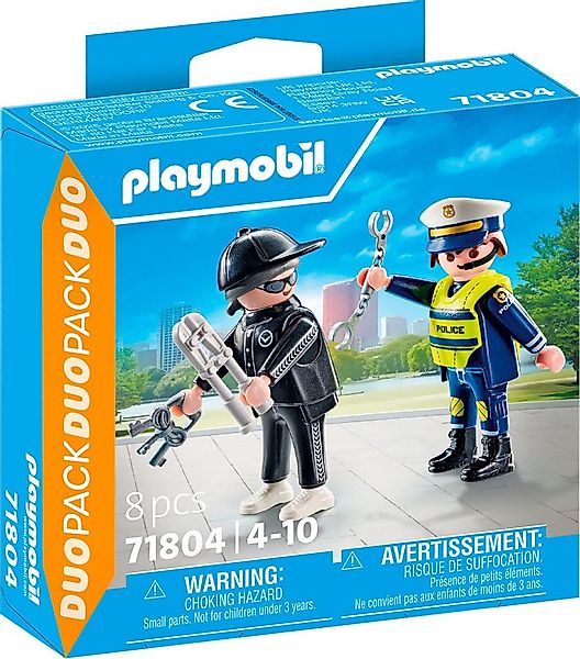 Playmobil® Polizist und Einbrecher (71804), Playmobil DuoPack Konstruktions günstig online kaufen
