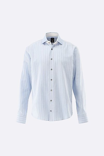 Hemd mit Kontrasten gestreift Slim Fit günstig online kaufen