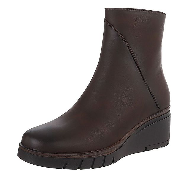 Ital-Design Modische Damen-Stiefeletten mit Komfort für Alltag und Freizeit günstig online kaufen
