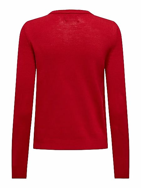 ONLY Weihnachtspullover "ONLXMAS LS O-NECK MIX DETAIL BOX KNT" günstig online kaufen