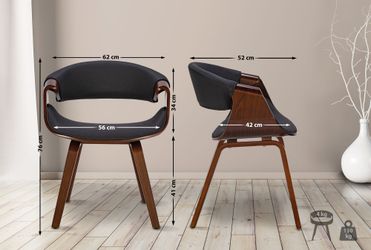 CLP Esszimmerstuhl Foley (2er Set), Stoff- günstig online kaufen