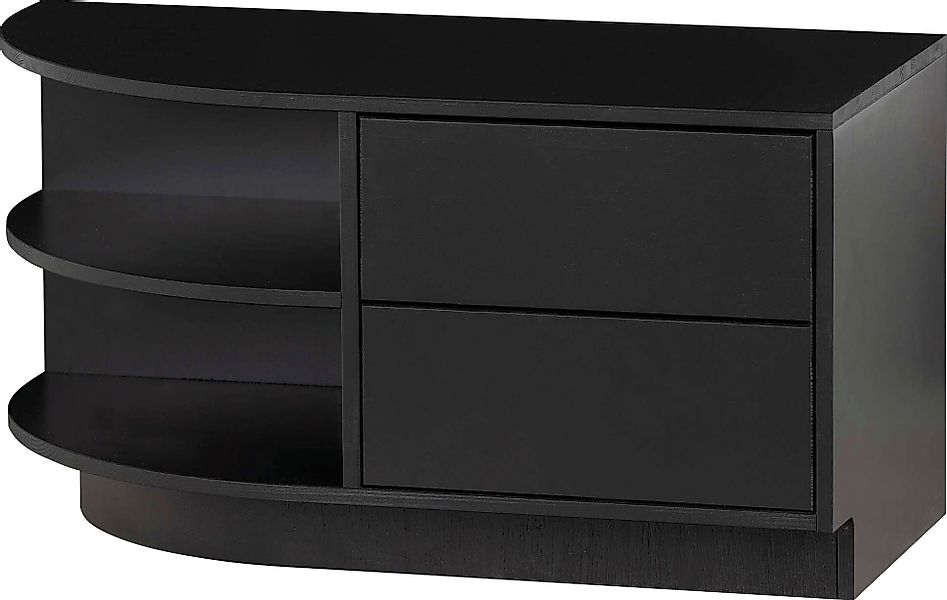 WOOOD Lowboard »Finca, Kommode mit abgerundeten Abschlussregal« mit moderne günstig online kaufen