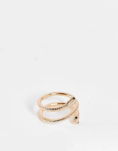 ALDO – Hydrangea – Gedrehter Ring in Schlangenform in goldfarben günstig online kaufen