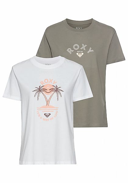 Roxy T-Shirt "PACK SPARKLE EVENING BG", 2 Stk. günstig online kaufen