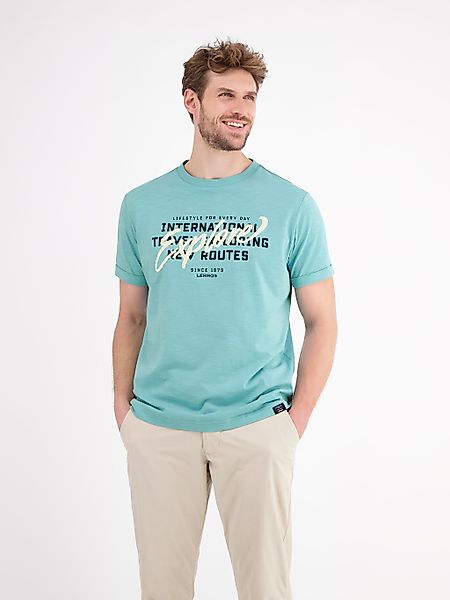 LERROS T-Shirt "Herren Jersey T-Shirt mit Brustprint" günstig online kaufen