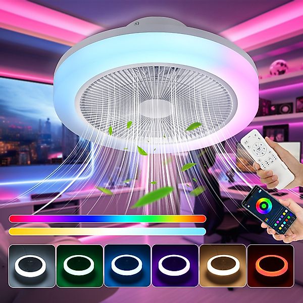 oyajia Deckenleuchte Music RGB LED Deckenleuchte günstig online kaufen