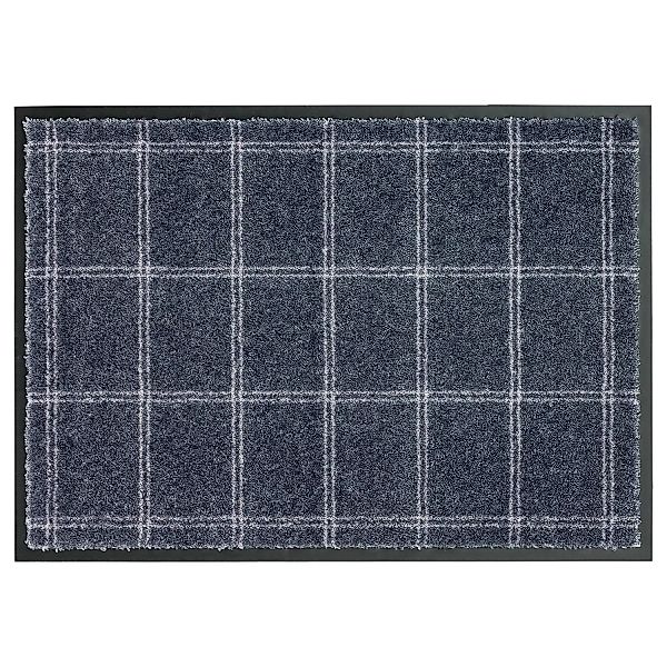 Fussmatte Miami • mit Gummirand • 3 Groessen - Graublau / 67 x 100 cm günstig online kaufen