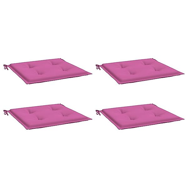 vidaXL Sitzauflage Gartenstuhl-Kissen 4 Stk. Rosa günstig online kaufen