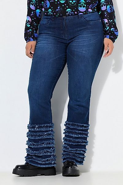Angel of Style Regular-fit-Jeans Bootcut-Jeans Lea Fransenkanten-Saum 5-Poc günstig online kaufen