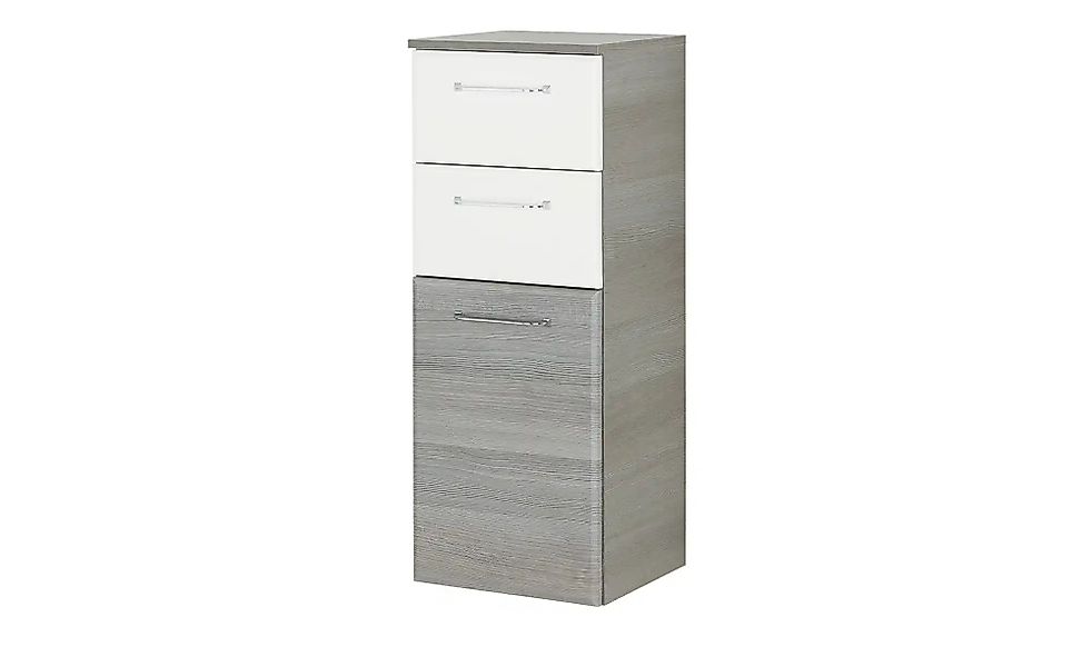 smart Midischrank   Onda ¦ grau ¦ Maße (cm): B: 35 H: 90,5 T: 33.0 Schränke günstig online kaufen