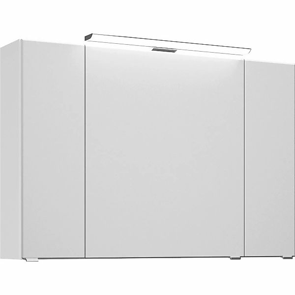 Pelipal Spiegelschrank Trentino Weiß Glänzend 105 cm günstig online kaufen