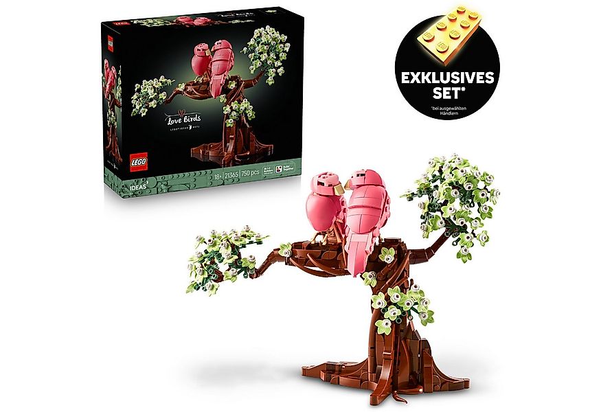 LEGO® Turteltauben (21365), LEGO Ideas Konstruktionsspielsteine, (750 St), günstig online kaufen