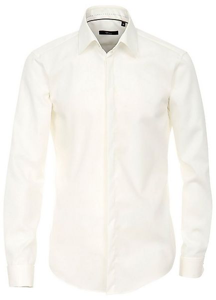 VENTI Smokinghemd Festliches Bräutigam Hochzeitshemd Langarm Kentkragen Uni günstig online kaufen